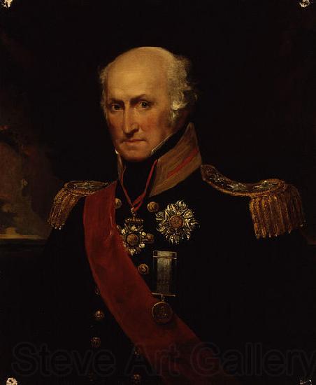 John Hayter Admiral Sir Benjamin Carew c 1833 Spain oil painting art